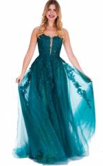 Brook Lace and Tulle Corset Gown